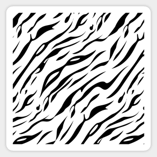 tiger striped pattern Sticker